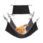 Hamac pour chat - non spécifié - réversible - sangles réglables - lavable - confortable Hamac pour chat - non spécifié - réversible - sangles réglables - lavable - confortable
