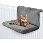 Hamac chat radiateur - xjydncg - chaud et confortable - 45x30cm - gris