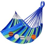 Hamac double hamac de camping portable hamac de loisirs de jardin (bleu vert charge : 200 kg)