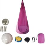 Hamac enfant - zgeer - 70x140cm - rose - confortable - int�rieur / ext�rieur