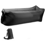 Hamac gonflable - noir - adulte - 190 * 70 cm - anti - fuite