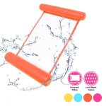 Hamac gonflable piscine 4 en 1 boue matelas gonflable facile pour adultes chaise de lit flottant portable ...