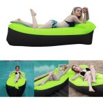 Hamac gonflable - portatif pliable imperm�able - vert - pour 1 personne