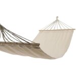Hamac naturel - eminza - toile de coton et polyester - blanc - 1 personne - 200x100 cm