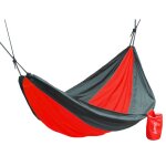 Hamac rando nylon rouge - gris - hamac azimut outdoor azimut outdoor tentes bivouac
