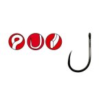 Hameçons gamakatsu power carp ring eye barbless - noir - lot de 10 Hameçons gamakatsu power carp ring eye barbless - noir - lot de 10