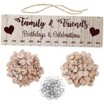 Hanging rappel bois amis famille anniversaire calendrier plaque connexion conseil décoration murale pendentif ... Hanging rappel bois amis famille anniversaire calendrier plaque connexion conseil décoration murale pendentif ...