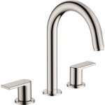 Mlangeur robinet hansgrohe vernis shape 3 trous chrom avec tirette et vidage synthtique