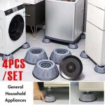 Patins anti vibration - haopyou - 4 pièces - caoutchouc - réduction du bruit - installation facile Patins anti vibration - haopyou - 4 pièces - caoutchouc - réduction du bruit - installation facile