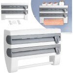 Dérouleur de rouleaux - haopyou - support mural gris - découpe facile - matériau abs - dimensions 39x10x24 ... Dérouleur de rouleaux - haopyou - support mural gris - découpe facile - matériau abs - dimensions 39x10x24 ...