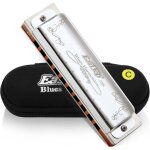 Harmonica diatonique en do - estampille - 10 trous - 20 tons - t008k - cl� de c - bronze phosphoreux