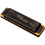 Harmonica diatonique fender blues deville - fa - blanc - mtal chrom - avanc