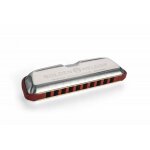 Harmonica diatonique - hohner - golden melody progressive - blanc - niveau avancé - design innovant Harmonica diatonique - hohner - golden melody progressive - blanc - niveau avancé - design innovant
