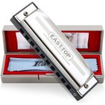 Harmonica diatonique professionnel - estampille - 10 trous - tonalit� do - blues - t009 - 1 - 160 g - ...