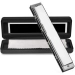 Harmonica professionnel niveau de performance 24 trous polyphonique c cl tudiant dbutant harmonica ...