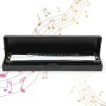 Harmonica professionnel orgue  bouche harpe diatonique cl c plaque de couverture en acier inoxydable ...