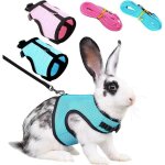 Harnais pour animaux - hohes - 2 pices - lastique rglable - 120 cm - pour lapins et petits animaux ...