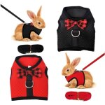 Harnais pour animaux2pcs harnais lapin rglableharnais souple de laisseharnais de petits animauxaccessoire ...