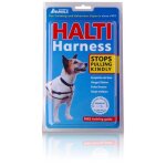 Harnais anti - traction halti - rouge et noir - taille s