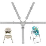 Harnais chaise haute universelle sangle chaise enfant r�glable ceinture attache s�curit� fixation 5 points ...