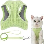 Harnais chat anti �vasion ensemble harnais chaton r�fl�chissantpetit chien laisse gilet respirant lapin ...