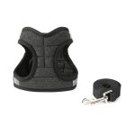 Harnais chat gilet anti - fugue respirant r�glable taille l (45?7 kg)