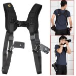 Harnais courroie double epaules sangle appareil photo caméra dslr reflex elingue Harnais courroie double epaules sangle appareil photo caméra dslr reflex elingue