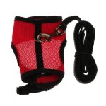Harnais lapin rgable ceinture de scurit gilet de laisse de chien support de poitrine pour petit animaux ...