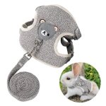 Harnais lapin rglable lapin accessoires laisse pour lapin harnais en harnais pour chaton lapin nain ...