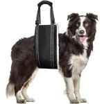 Harnais de levage - r�glable - noir - pour chien moyen - soutien et r��ducation