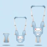 Harnais de marche pour b�b� - aide � la marche b�b� ajustable - double usage s�r - bleu