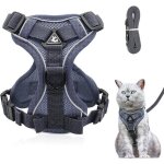 Harnais r�glable anti - �clatement pour chat avec laisse - harnais souple pour chat - harnais de poitrine ...