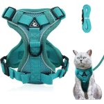 Harnais r�glable anti - �clatement pour chat avec laisse - harnais souple pour chat - harnais de poitrine ...