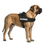 Harnais r�glable pour chien pluto noir xxl