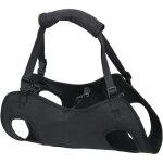 Harnais de transport - ajustable - poignées de soutien - noir - grand chien Harnais de transport - ajustable - poignées de soutien - noir - grand chien