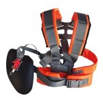 Harnais universel pour d�broussailleuse - ceinture double confort - r�partit le poids - noir - motoris� ...