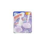Harpic 2 blocs cuvette wc galet hygine lavande sans cage