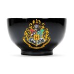 Bol - harry potter - blason de poudlard - noir - rond - compatible lave - vaisselle