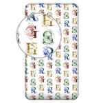 Drap housse - harry potter - 90x200 cm - 100% coton - bonnet 25 cm - lavable en machine