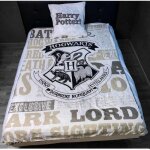 Housse de couette - harry potter - 140x200 cm - 1 taie 63x63 cm - 100% microfibre - lavage 40�c