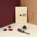 Set de calligraphie et papeterie - harry potter - lettre - beige - enfant - carton / papier