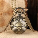 Harry potter montre de poche quidditch + chaine + pile. . neuve Harry potter montre de poche quidditch + chaine + pile. . neuve