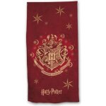 Serviette de plage - harry potter - rouge - 100% microfibre - 70x140cm - lavable