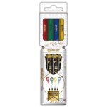 Stylos gel - harry potter - set de 4 - couleurs assorties - pointe moyenne - pour enfants