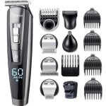 Hatteker tondeuse  barbe pour hommes tondeuse  barbe tondeuse  cheveux tte nez oreille tondeuse  ...