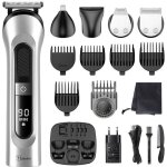 Hatteker tondeuse  cheveux 5 en 1 pour hommes kit de tondeuse  cheveux kit de coupe de cheveux professionnel ...