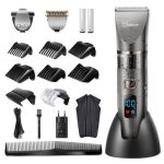 Hatteker tondeuse cheveux professionnelle sans fil tondeuse barbe hommestondeuse corps tondeuse de prcision ...