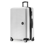Hauptstadtkoffer mitte - grande valise rigide 77 cm 130 l blanc mat tsa 4 roulettes extension + 8 cm