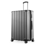 Hauptstadtkoffer q - damm - grande valise rigide tsa 4 roulettes 75 cm 110 litres argent