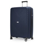 Hauptstadtkoffer txl - grande valise rigide tsa 4 roulettes 76cm 120 litres bleu fonc�